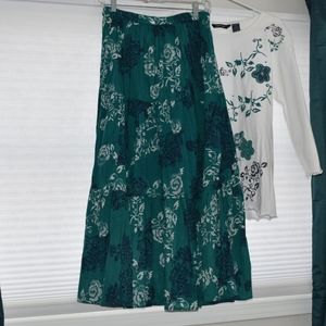 Krazy Kat 2 Piece Women Tops Skirt